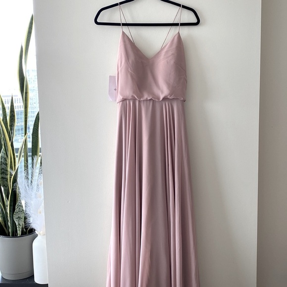 BHLDN Jenny Yoo Inesse Dress in Whipped Apricot - Picture 8 of 16